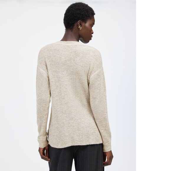 Madewell Ribbed Alpaca-Blend Crewneck Sweater - Picture 4 of 9